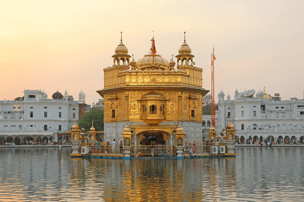 Golden Serenity: Exploring the View of Golden Temple Amritsar at Night